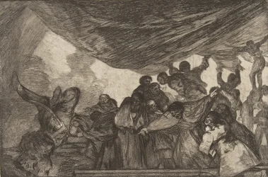 Plaat 15 uit de Disparates: Duidelijke Dwaasheid, ca. 1816-23 gepubliceerd 1864