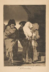 Plaat 22 uit Los Caprichos: Arme meisjes! Probrecitas!, 1799, postume druk
