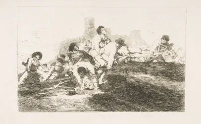 Plaat 24 uit De rampen van de oorlog Los Desastres de la Guerra: Ze kunnen nog steeds nuttig zijn, 1810