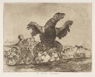 Plaat 76 uit De rampen van de oorlog Los Desastres de la Guerra..., na 1814-15 gepubliceerd 1863