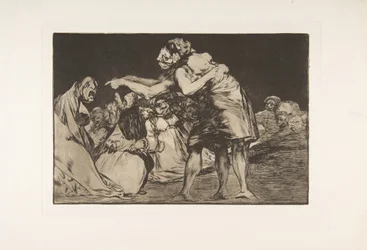 Plaat 7 uit de Disparates: Wanordelijke dwaasheid, ca. 1816-23 gepubliceerd 1864
