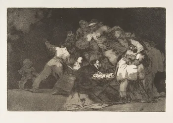 Plaat 9 uit de Disparates: Algemene dwaasheid, ca. 1816-23 gepubliceerd 1864