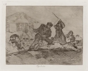 Populacho (Gepeupel), Plaat 28 uit Los desastres de la guerra (De Rampen van de Oorlog)