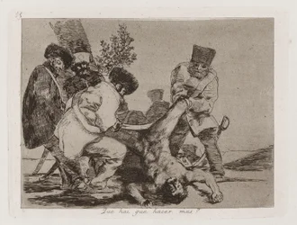 Wat Meer Kan Worden Gedaan?, Plaat 33 uit Los desastres de la guerra