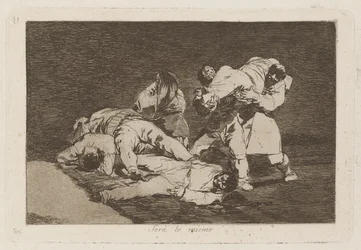 Het zal hetzelfde zijn, Plaat 21 uit Los desastres de la guerra (De rampen van de oorlog)