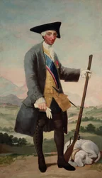 Koning Karel III (1716-88) als Jager