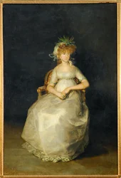 De gravin van Chinchon (schilderij op doek)
