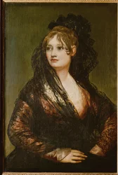 Portret van Dona Isabel de Porcel, vóór 1805 (olieverf op doek)
