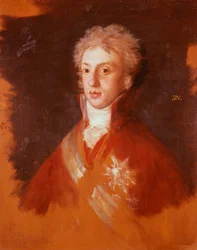 Portret van Luigi di Borbone-Parma, studie voor Familie van Karel IV
