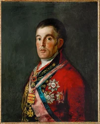 De hertog van Wellington, geschilderd 1814 (olieverf op doek)