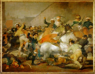 De tweede mei 1808 in Madrid: de lading van de (schilderij op doek)