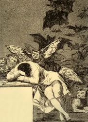 De slaap van de rede brengt monsters voort (Capricho 43)