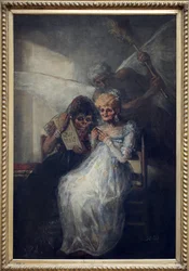 De Tijd, ook wel Les Vieilles genoemd. Schilderij door Francisco de Goya.
