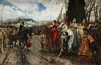 De Overgave van Granada in 1492, 1882
