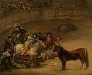 Stierengevecht, Suerte de Varas, 1824