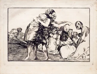 Wanordelijke dwaasheid uit de serie Los Disparates Follies, 1815-1819