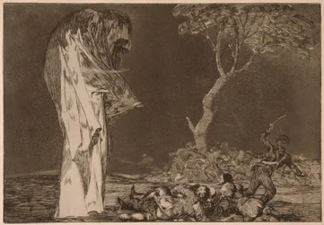 Dwaasheid van de angst, uit de serie Los Disparates