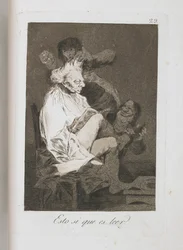 Plaat uit Los Caprichos, 1797-1798