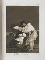 Plaat uit Los Caprichos, 1797-1798
