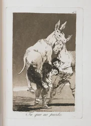Plaat uit Los Caprichos, 1797-1798