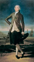 Portret van Gaspar Melchor de Jovellanos, schilderij door Francisco de Goya y Lucientes