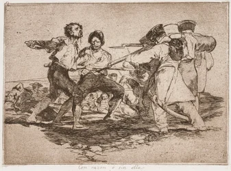 Met recht of onrecht, uit de serie De rampen van de oorlog