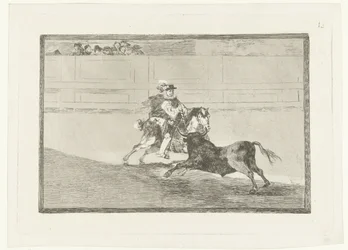 Stierenvechter in een arena
