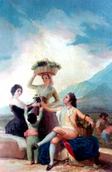 De druivenoogst, 1786-1787