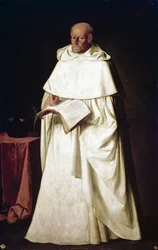 Schilderijen voor de bibliotheek van de Merced Calzada in Sevilla: broeder Hernando De Santiago