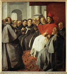 Sint Bonaventura op het Concilie van Lyon - Sint Bonaventura ...