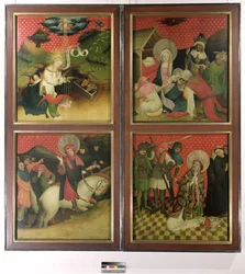 Het St. Thomas Altaar uit de St. Johanneskerk, Hamburg, begonnen in 1424