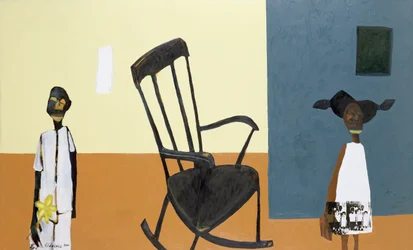 Grootmoeders kamer I, 2000 (gemengde techniek op doek)