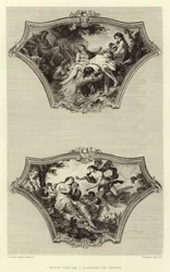 Motief uit het verhaal van Psyche (gravure)