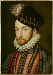Portret van Karel IX (1550 - 1574)