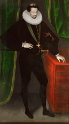 Koning Henri III van Frankrijk, laatste koning van het Huis Valois, derde zoon van Catharina de