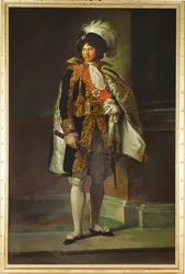 Joachim Murat, generaal, koning van Napels, echtgenoot van Caroline Bonaparte, zus van Napoleon ... (schilderij op doek)