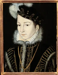 Portret van Karel IX, koning van Frankrijk (1550 - 1574)