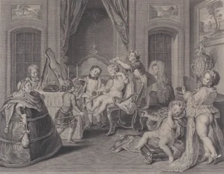 Kinderspelen Jeux des Enfants, 1731
