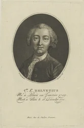 Portret van Claude Adrien Helvétius 1715-1771, c. 1800