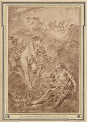 Aurora en Cephalus, c.1766 (tekening)