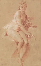 Aurora, ca. 1733 (rood krijt op papier)