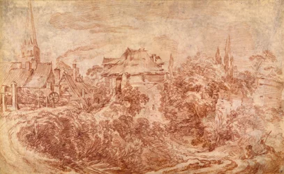 Landschap met figuren