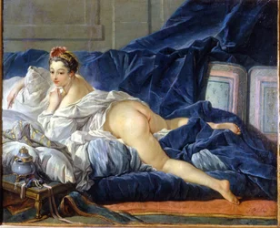 De odalisk. Schilderij van François Boucher (1703-1770)