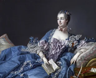 Portret van de markiezin de Pompadour