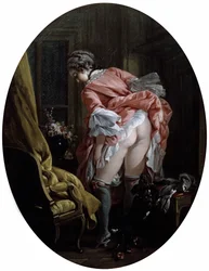 De opgetilde rok