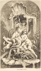 Triton en nimf