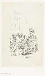 Twee straatverkopers