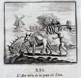 De Ezel die de Huid van de Leeuw draagt