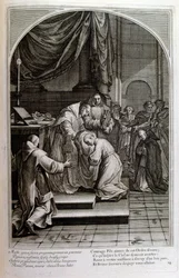 Gravure door Francois Chauveau 1680 