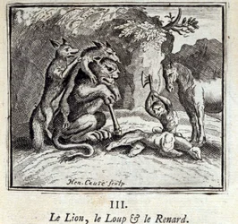 De Leeuw, de Wolf en de Vos